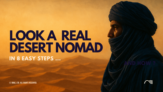 How to Wear Your Tagelmust in 8 Easy Steps – A Nomadic Traveler’s Guide for Lightweight and Sustainable Fashion