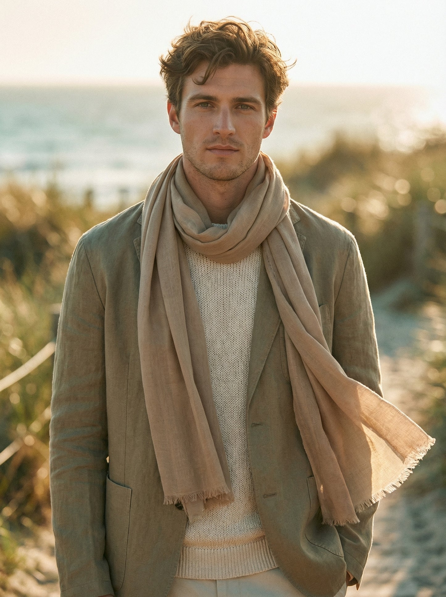 Original Khaki Tagelmust | Lightweight Nomad Travel Scarf