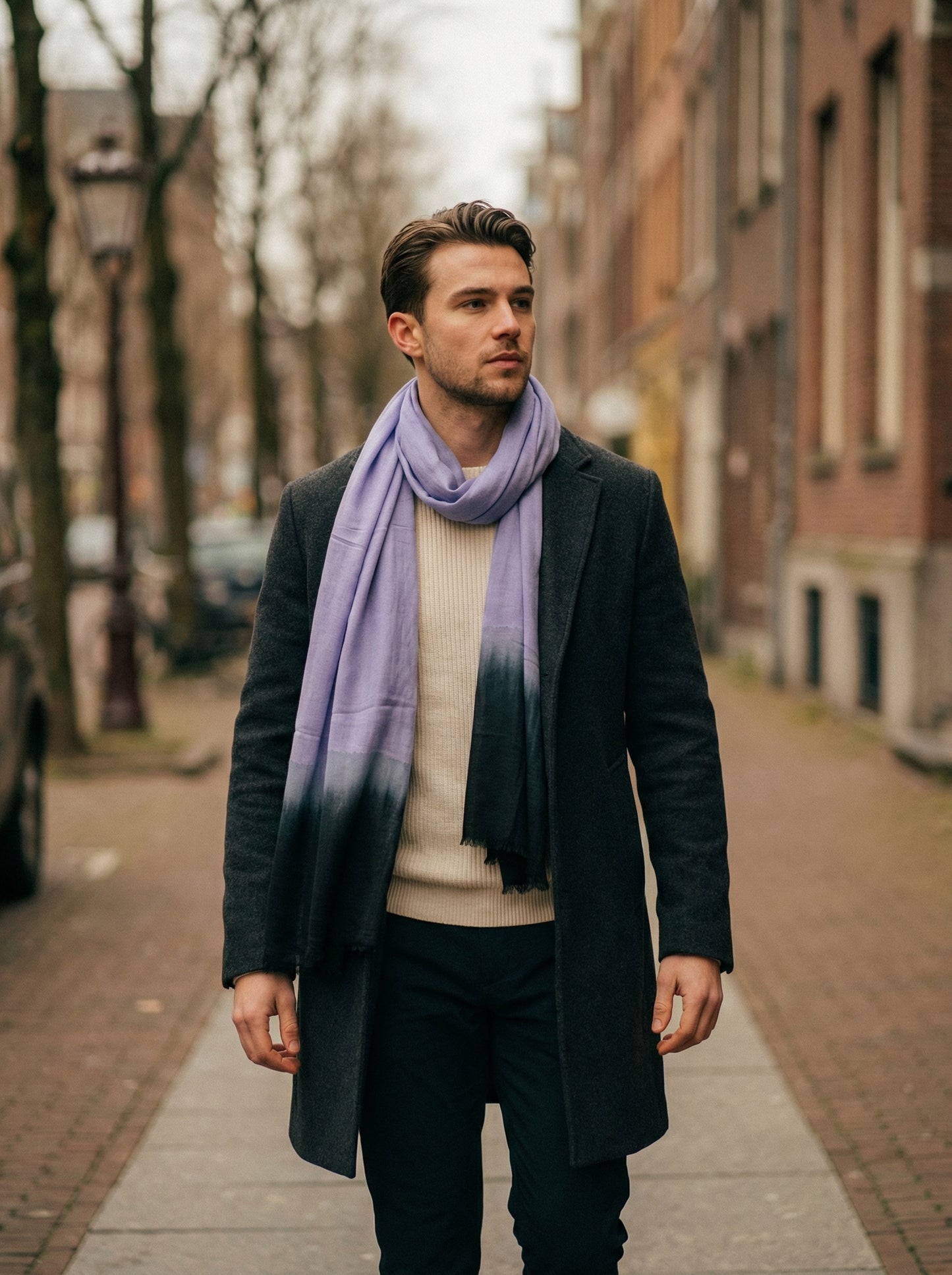 Dyed Vista Blue Tagelmust | Lightweight Nomad Travel Scarf