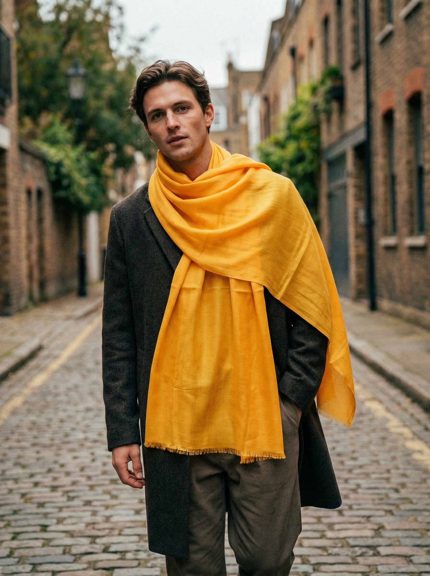 Original Sunglow Orange Tagelmust | Lightweight Nomad Travel Scarf
