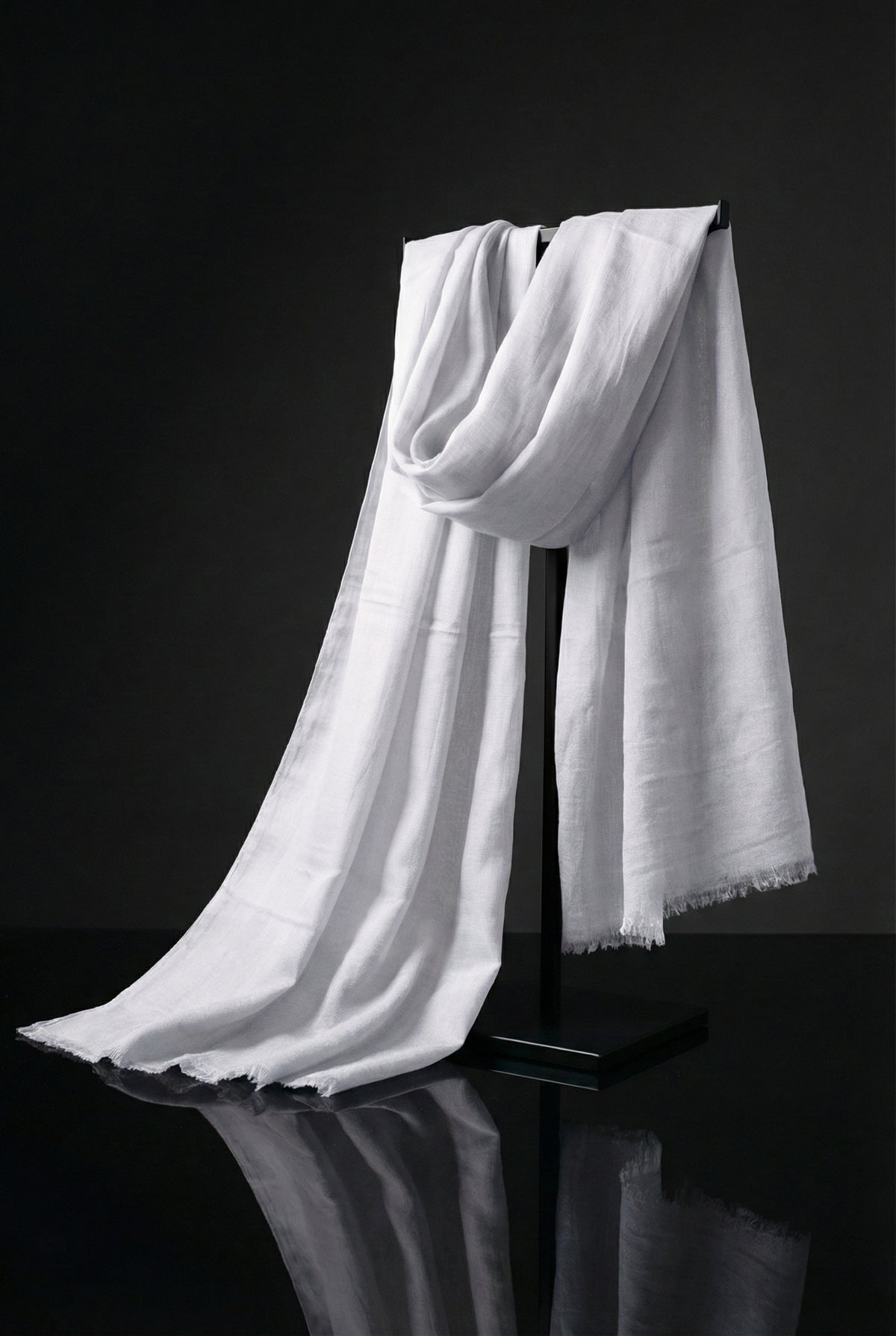 Ghost White Tagelmust | Lightweight Nomad Travel Scarf