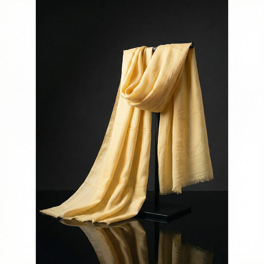 Original Colonial Yellow Tagelmust | Lightweight Nomad Travel Scarf