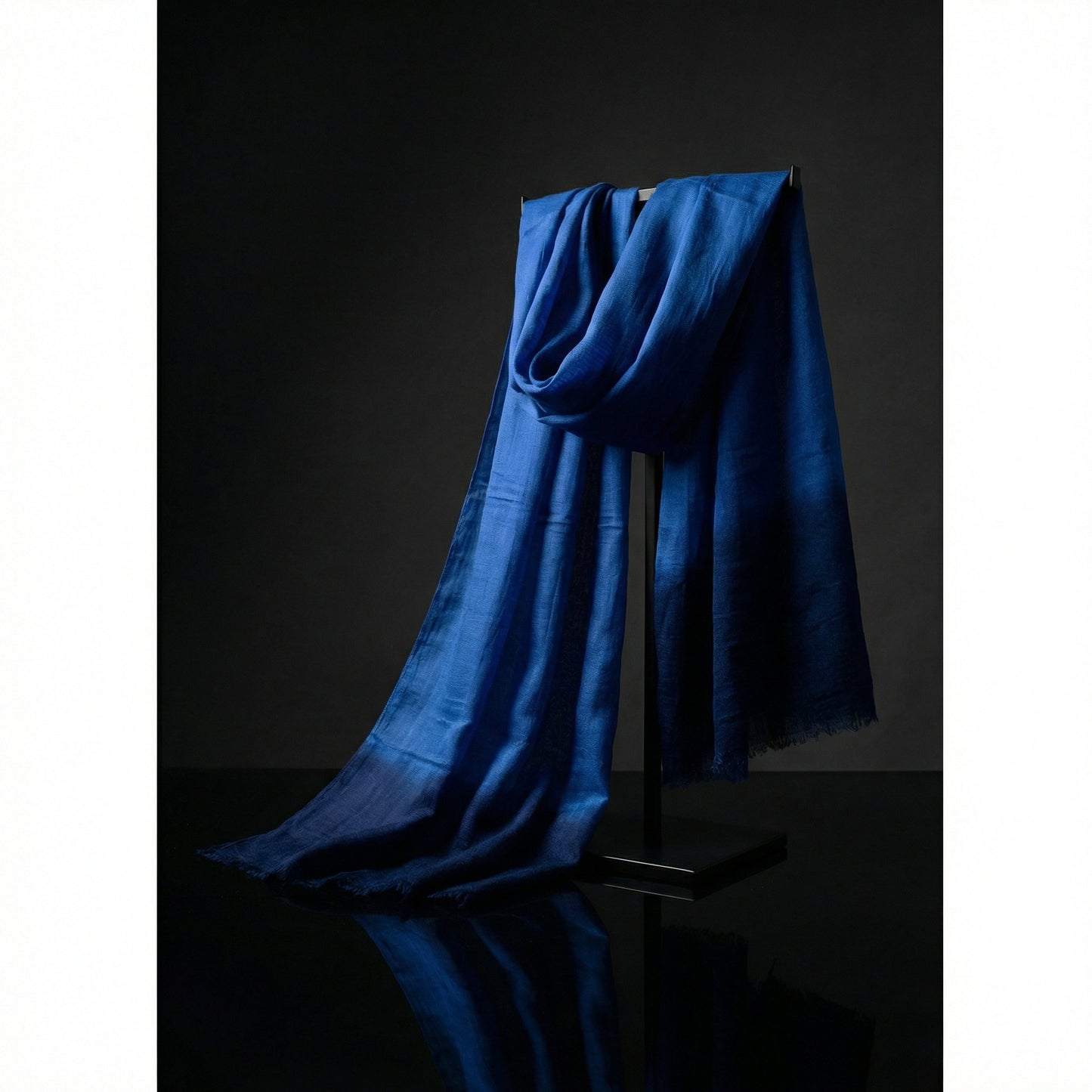 Dyed Indigo Blue Tagelmust | Lightweight Nomad Travel Scarf