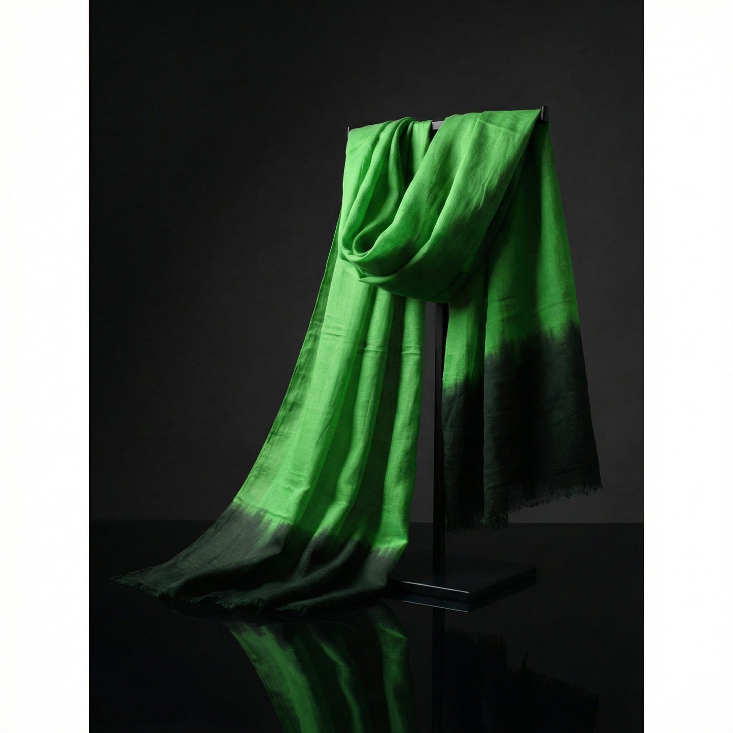 Tagelmust, gefärbtes Meeresgrün | Leichter Nomaden-Reiseschal