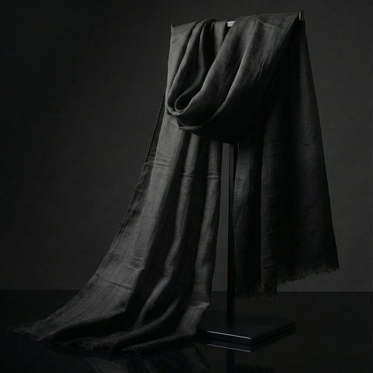 Original Smoke Black Tagelmust | Lightweight Nomad Travel Scarf