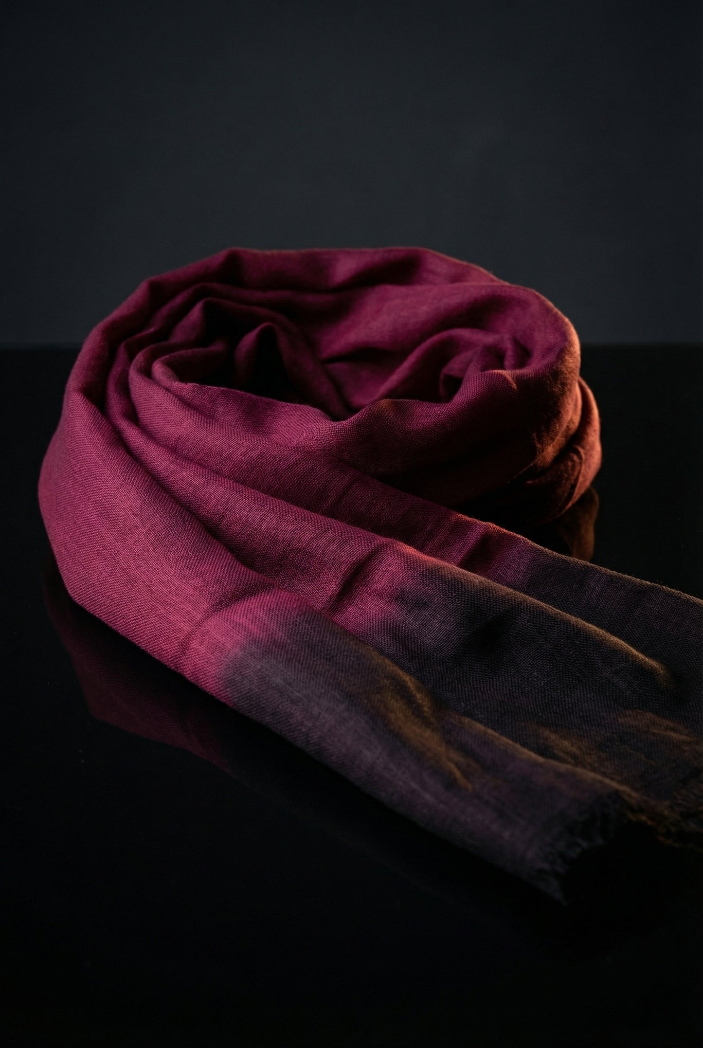 Dyed Amaranth Purple Tagelmust | Lightweight Nomad Travel Scarf